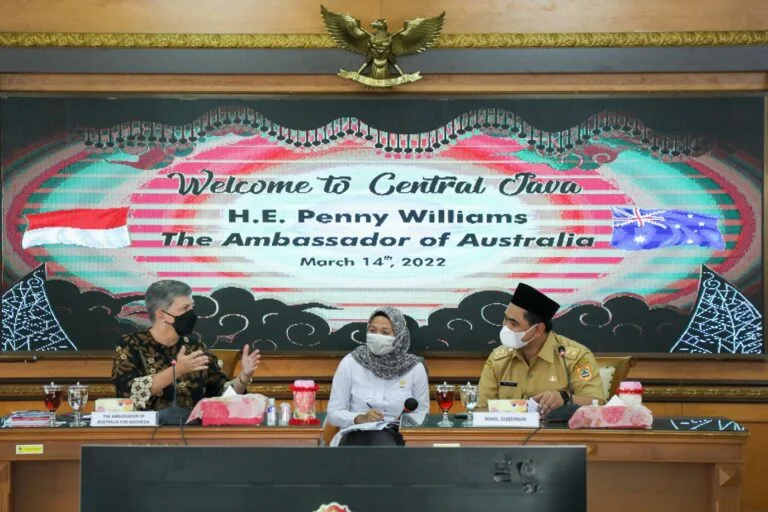 Wagub Jateng, Taj Yasin Maimoen Terima Kunjungan Dubes Australia, Penny Williams PSM