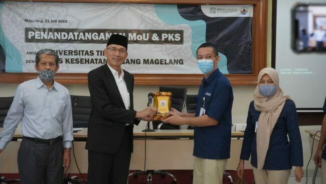 JALIN MoU : Universitas Tidar Magelang menjalin dan meneken kerjasama dengan BPJS Kesehatan (Dok Humas Untidar)