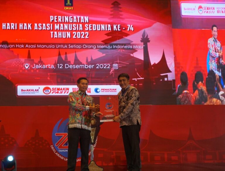 Untuk Ketujuh Kalinya, Kabupaten Magelang Raih Penghargaan Sebagai Kabupaten Peduli HAM