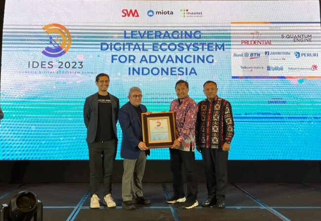 JNE Raih Penghargaan Inovasi Digital dari Indonesia Digital Ecosystem Summit 2023