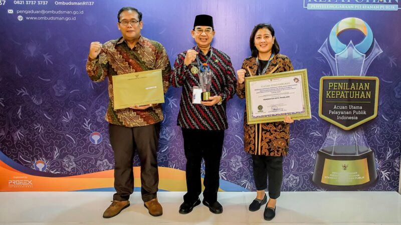 Kota Magelang Peroleh Peringkat 1 Nasional Untuk Kepatuhan Penyelenggaraan Pelayanan Publik 2023