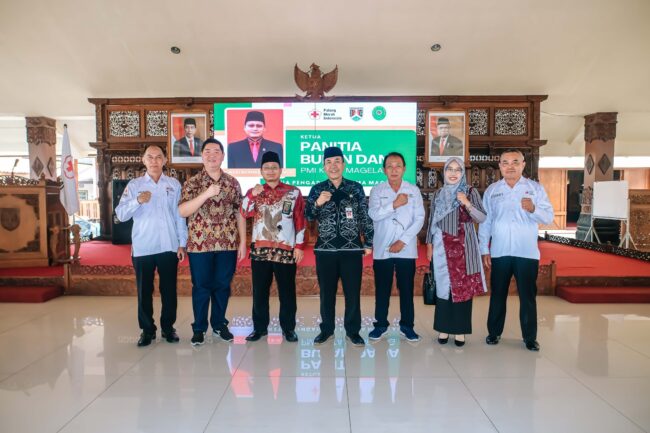 Pengukuhan Panitia Bulan Dana PMI Kota Magelang 2024, 25 Juli 2024 (1) (FILE)