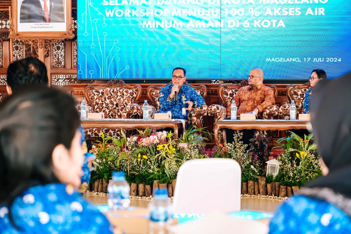 Kuatkan Kerjasama Menuju 100% Akses Air Minum Aman, Pemkot Magelang Kolaborasi bersama APEKSI dan IUWASH Tangguh