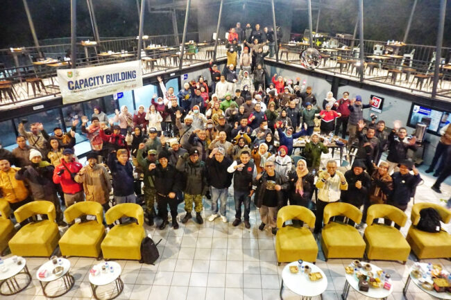 Kegiatan kolaborasi RAD, implementasi sistem Merit, Penandatanganan komitmen bersama Manajemen Talenta, serta Gerakan Aparat Sapa Warga Kabupaten Magelang di lingkungan Pemerintah Kabupaten Magelang, Jumat (10/7/2026) di Triangle Sky Telomoyo. Foto: Humas Prokompim Kabupaten Magelang